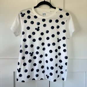 Uniqlo Disney Mickey Polka Dot Shirt (M) | NWOT